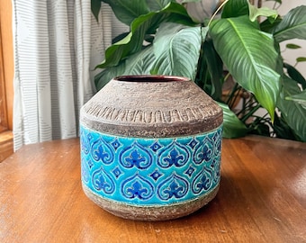 Aldo Londi for Bitossi Vase, Vintage Italian Collectible Pottery