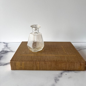 Antique Screw Top Glass Bottle: Unique Vintage Decor