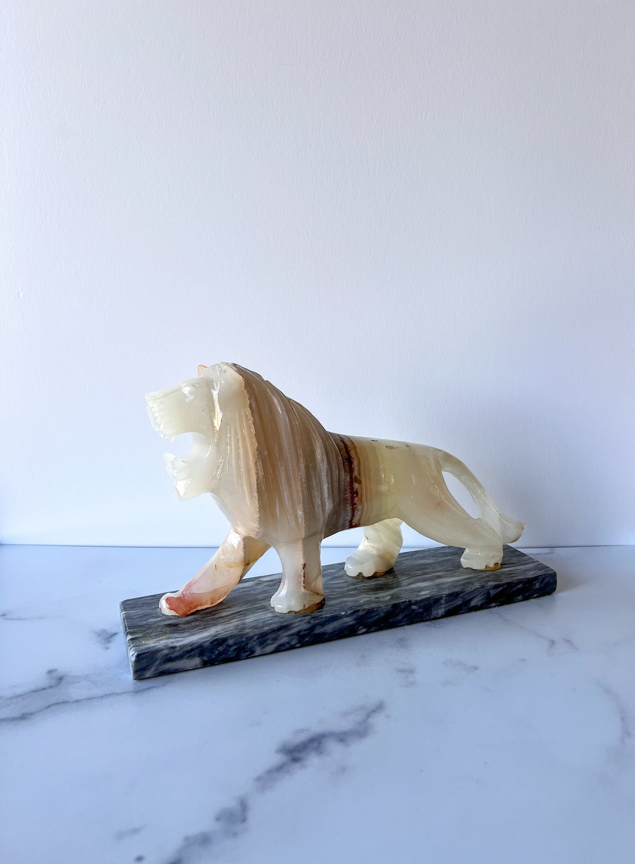 Onyx Lion Statue - Etsy Onyx Lion Statue - Etsy