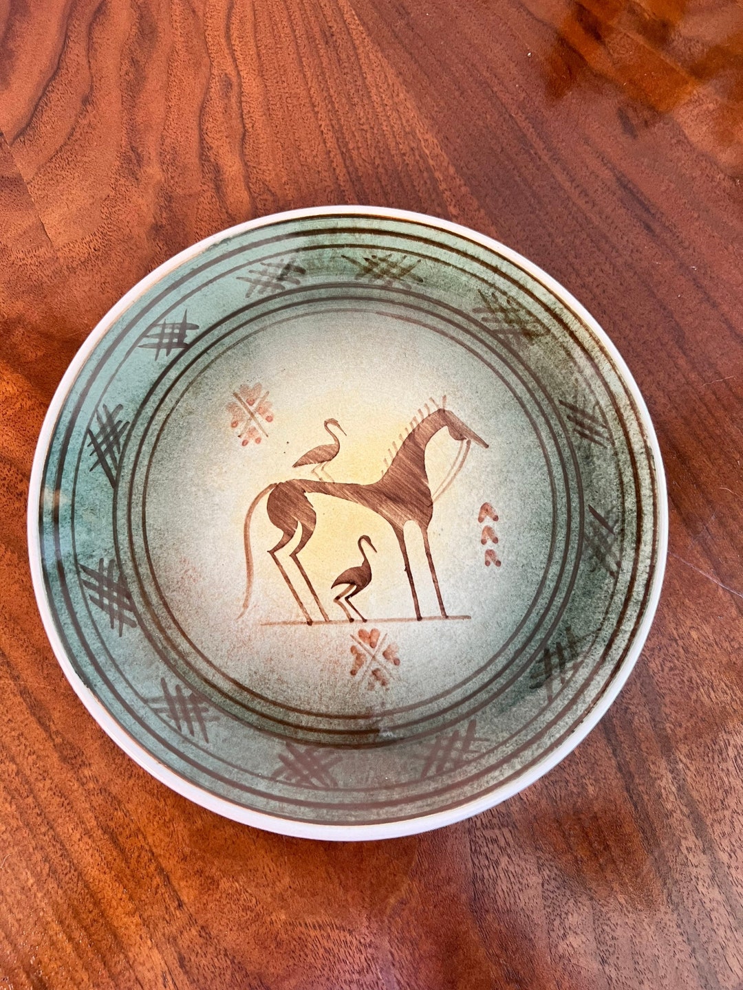 Antique Keramikos Pottery Greek Hanging Plate Ancient Greece Etsy