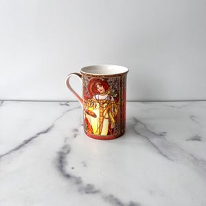 Vintage Mucha Art Nouveau Autumn Mug