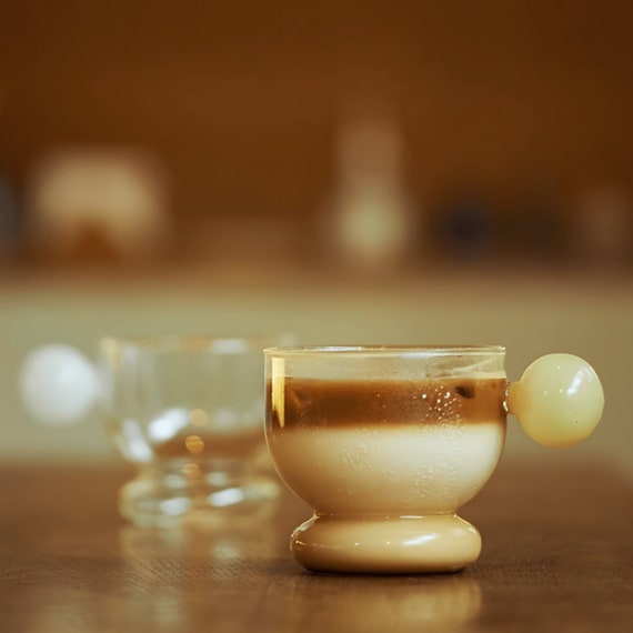 Aesthetic Rounded Glass Cups