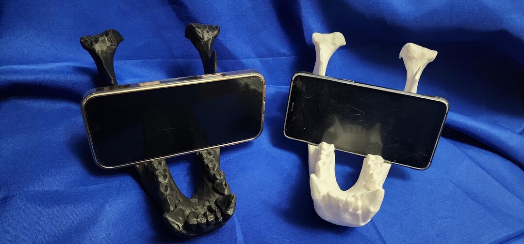 3D Printed Gorilla Jaw Bone Phone Stand, Smithsonian Inspired - Etsy