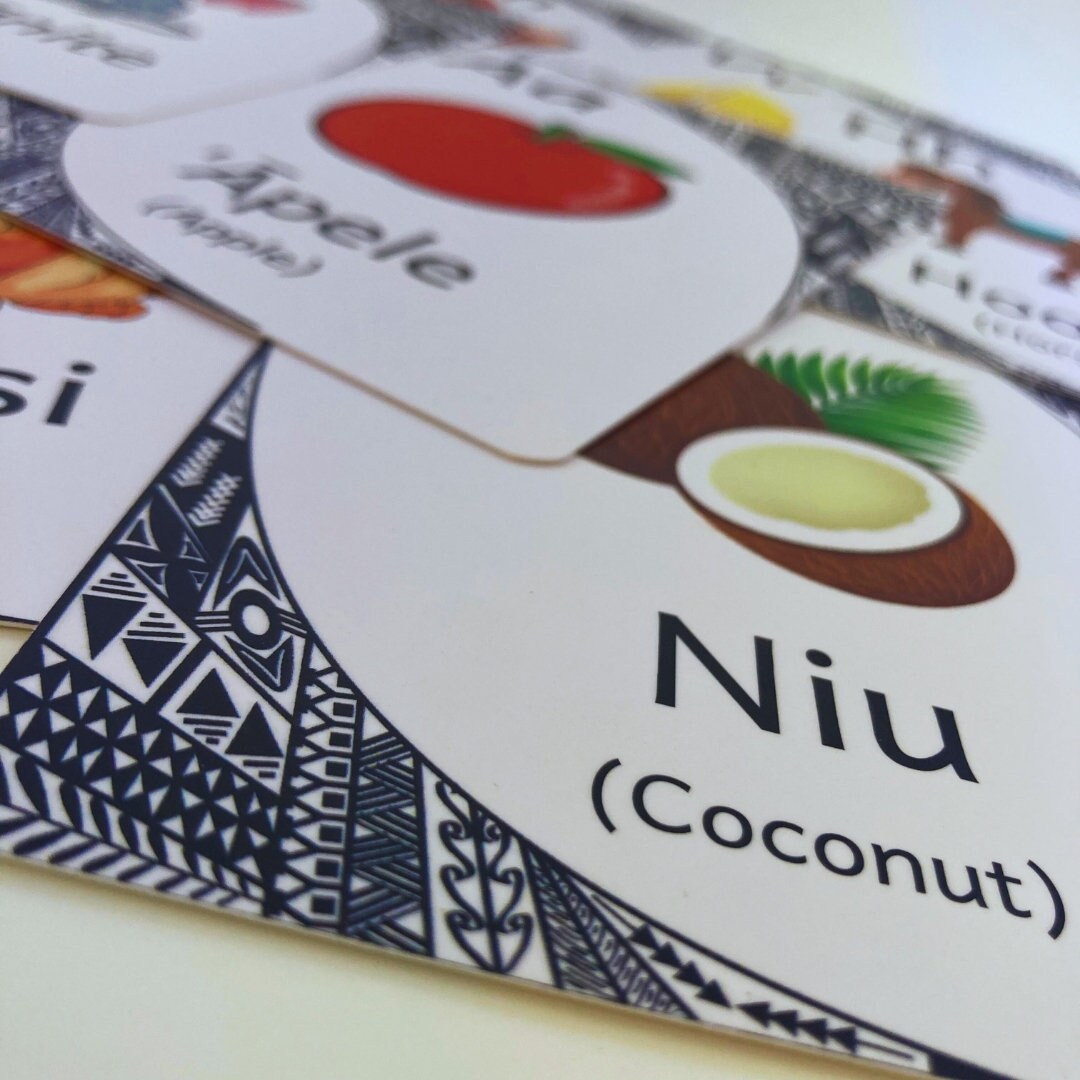 Tongan Alphabet Flashcards Etsy