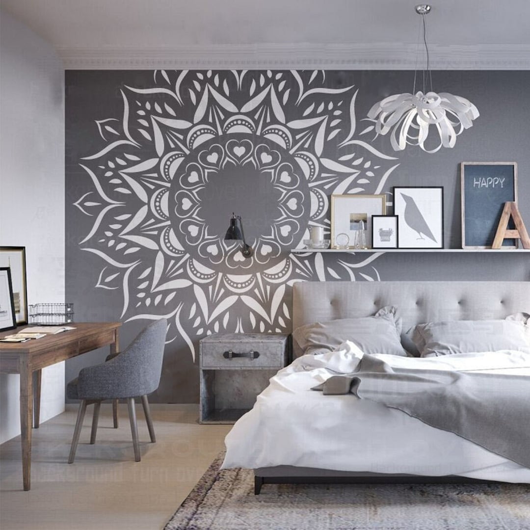170cm 240cm Stencil Mandala Extra Large Big for Painting Etsy