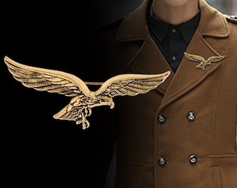 Eagle Wing Brooches Korean Fashion New Brooches Gold Silver Shape Brooch Scarf Buckle Lapel Metal Pin Badge for Men Shirt Collar Accessories