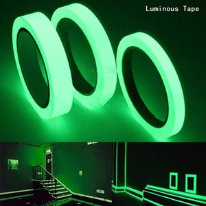 Luminous Tape Self-adhesive Tape Night Vision Glow In Dark Safety Warning Security Stage Home Decoration Luminous Tapes Adhesive Tape image 1