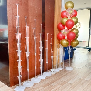 Colonna porta palloncini, ghirlanda porta palloncini per matrimonio, decorazioni per la casa e il giardino, decorazioni per feste di compleanno, palloncini per bambini e adulti, palloncini e supporti per anniversario