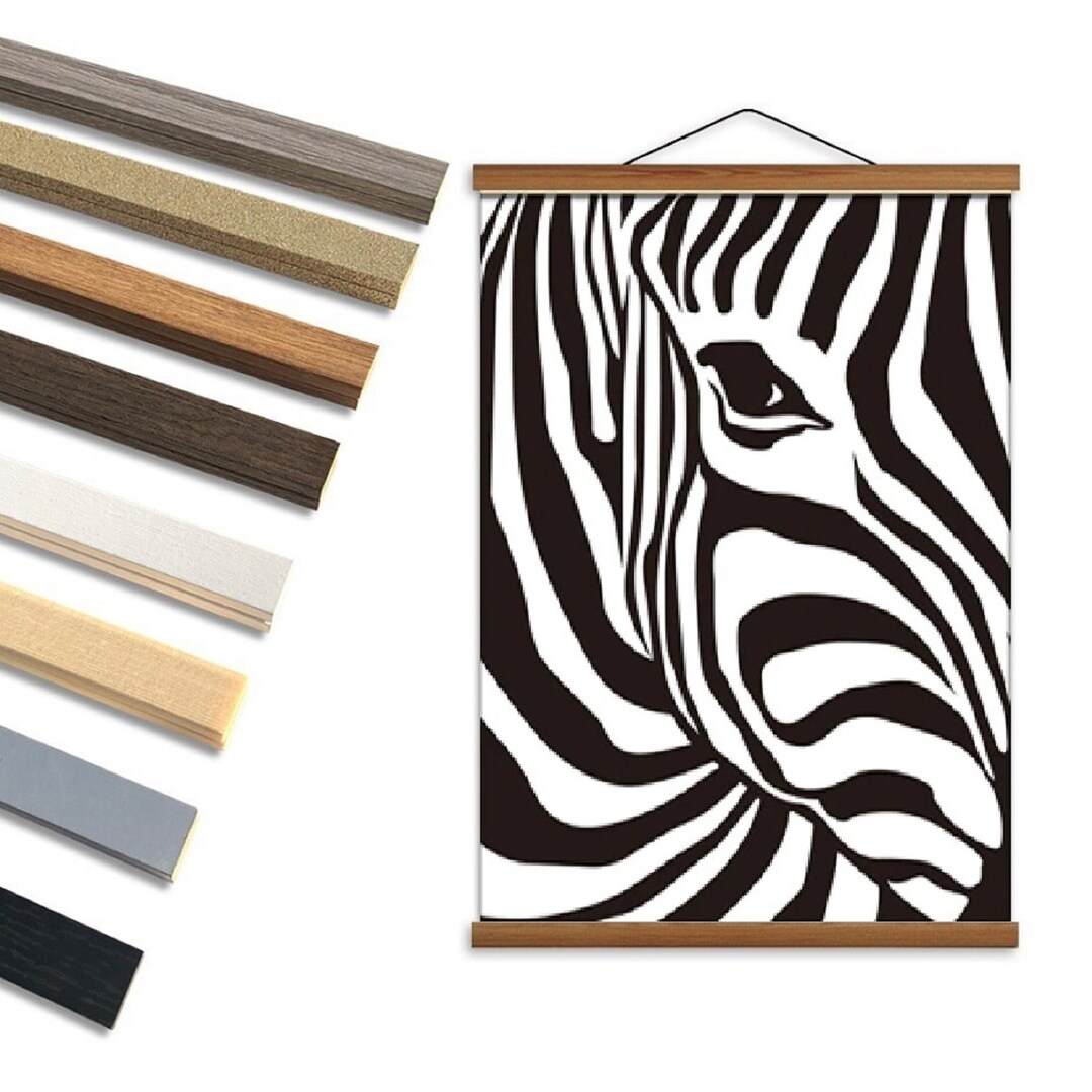 Frame Poster Hanger Frame Teak Wooden Hanger Frame Natural