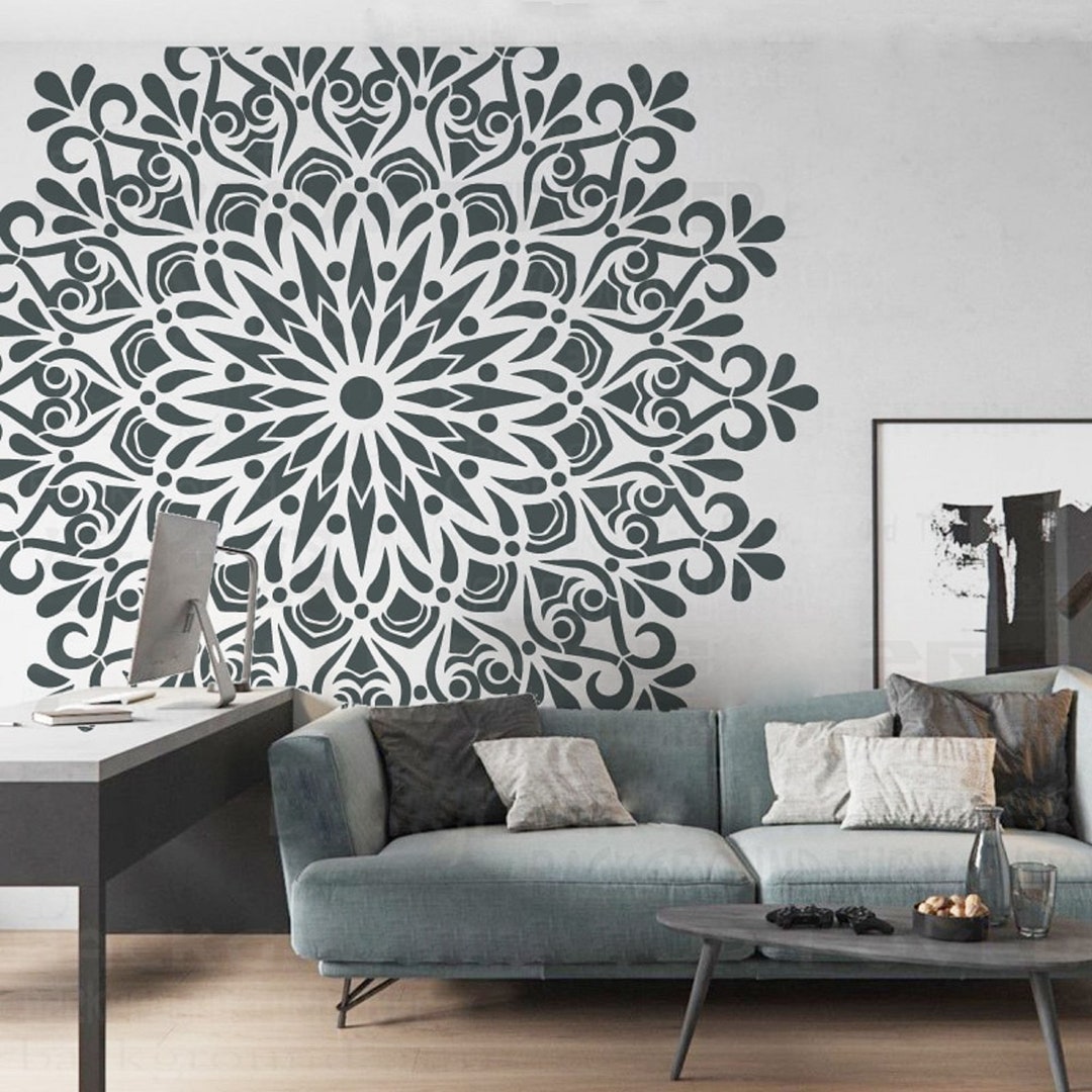 160cm 240cm Stencil Mandala Extra Large Big for Painting Etsy