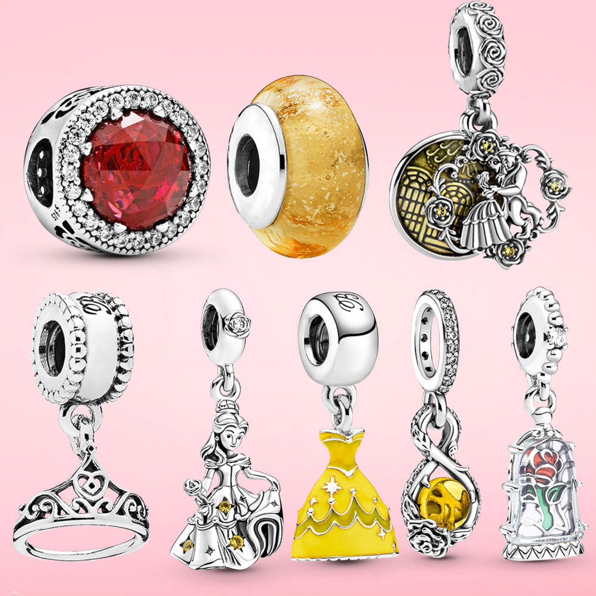 Pandora beauty and 2024 the beast bangle