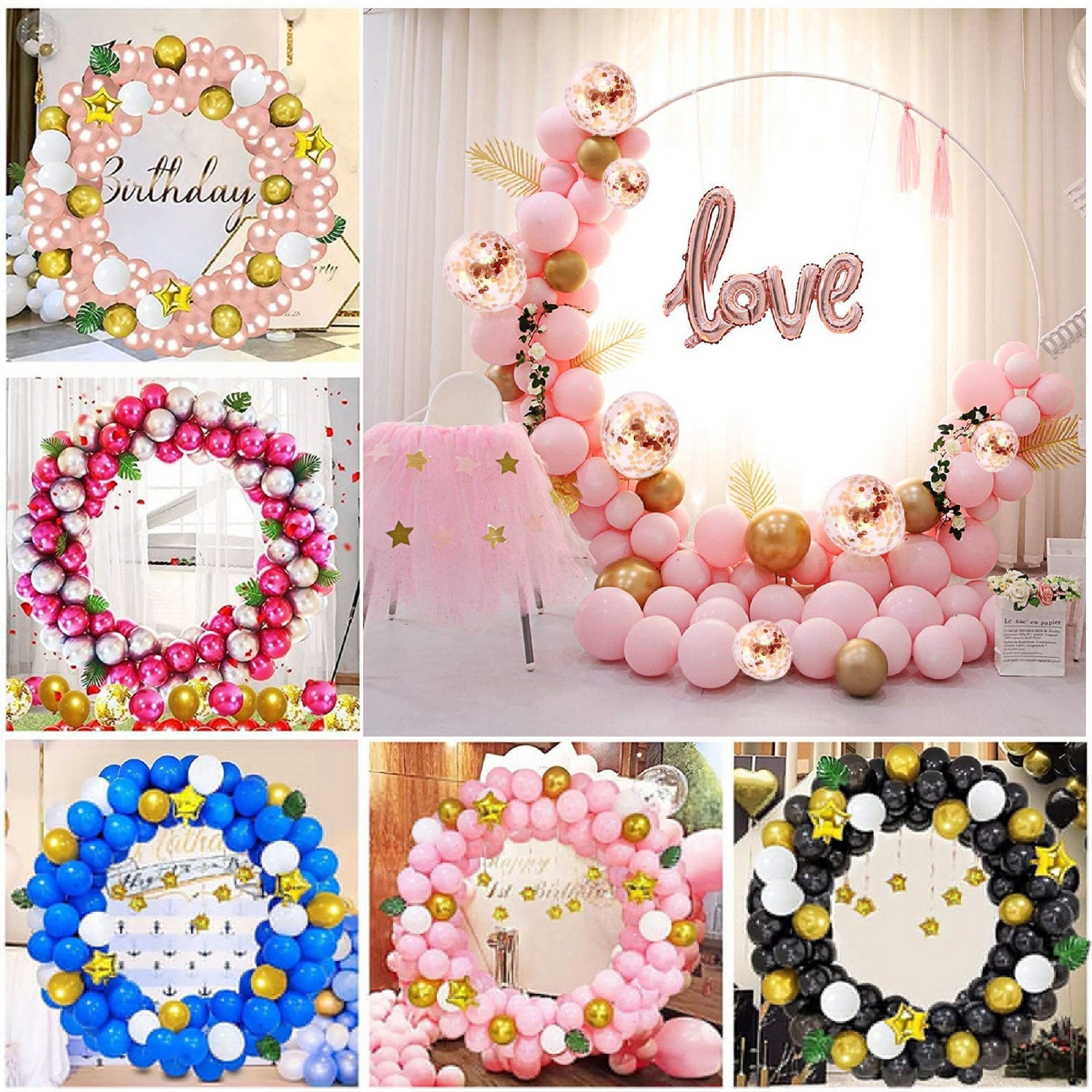 Create a Mesmerizing Event with a Balloon Arch and Circle Backdrop!
