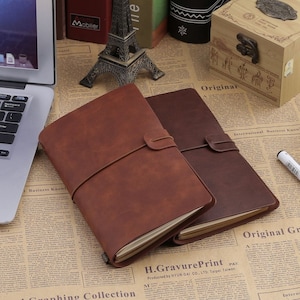 A5 (20*12*2,5 cm) tamaño portátil estudiantes papelería escolar cuaderno de escritura diario de viaje de negocios diario al aire libre planificador Agenda DIY cumpleaños