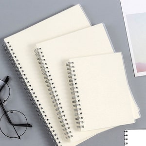 Bobina de libro en espiral Cuaderno Cuaderno de bocetos Para útiles escolares Papelería Tareas pendientes DOT Cuadrícula en blanco Papel Diario Diario Regalo para sus regalos escolares
