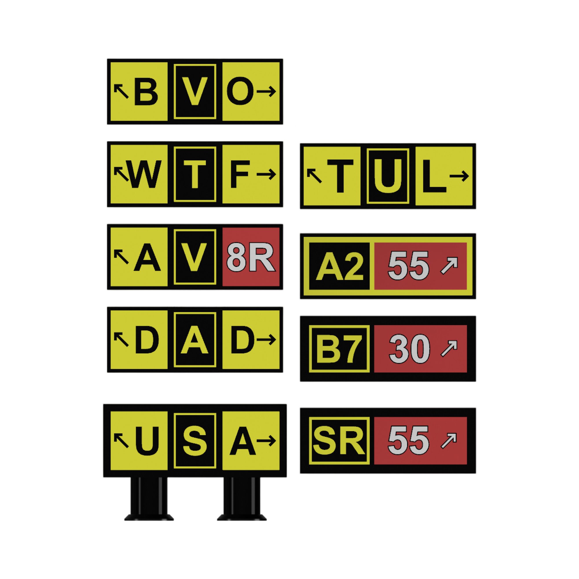 Customizable Taxiway Light with USB-C Power great for pilots, aviators and aviation enthusiasts for desk or wall decor.