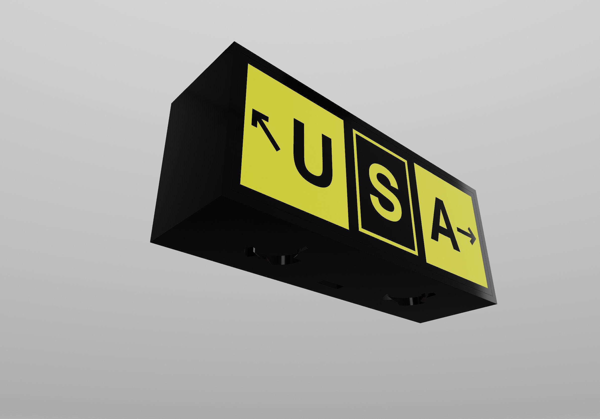 Customizable Taxiway Light with USB-C Power great for pilots, aviators and aviation enthusiasts for desk or wall decor.
