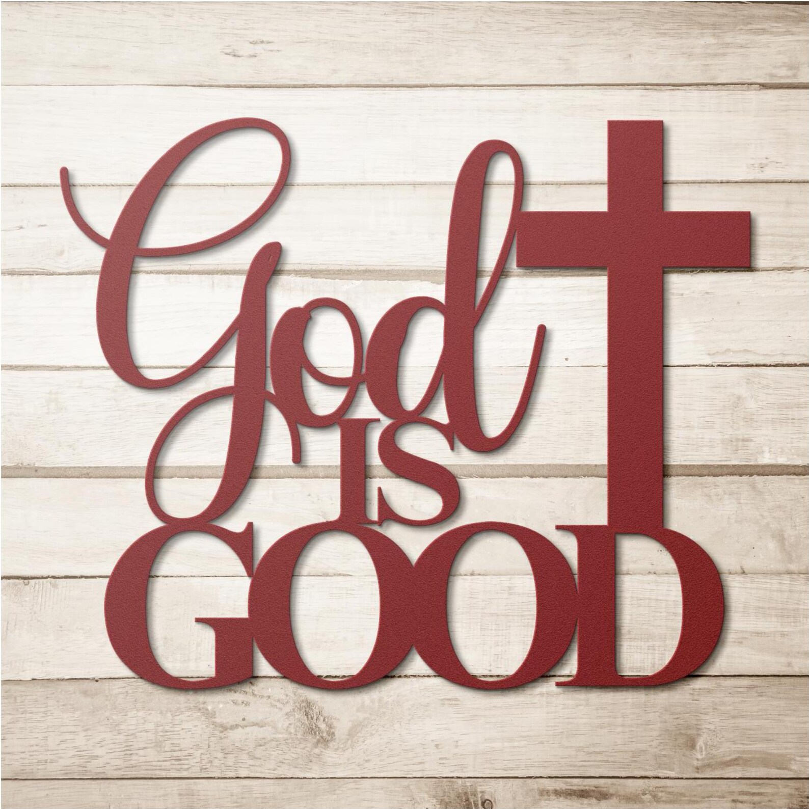 God Image Sign God is Good Christian Metal Sign, Bible Verse Christianity Sign, Faith ...