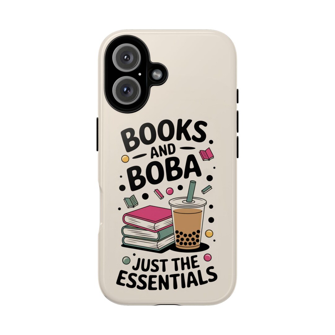 Kawaii Boba Phone Case, Cute Bubble Tea Cover for iPhone 16 Pro Max 15 ...