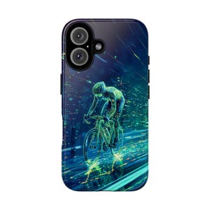 Cycling Phone Case, Mobile Cover For iPhone 16 15 14 13 Pro Max Plus, Samsung, Pixel, Cyclist Birthday Gift For Bike Lover Husband, Dad, Boy