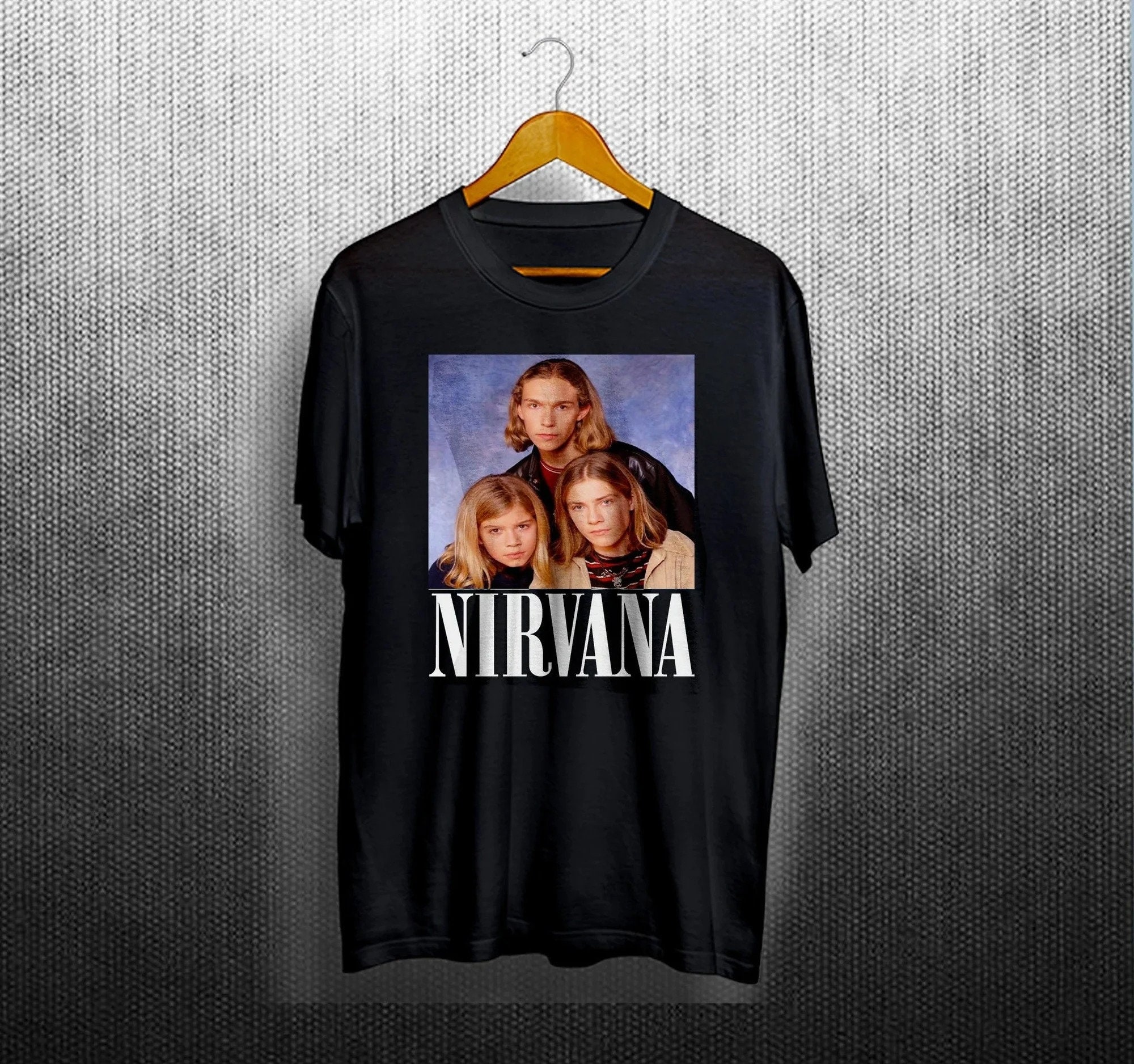 Vintage Nirvana Hanson Logo T-Shirt, Nirvana Hanson Shirt, Nirvana 90s Hip Hop Band Shirt