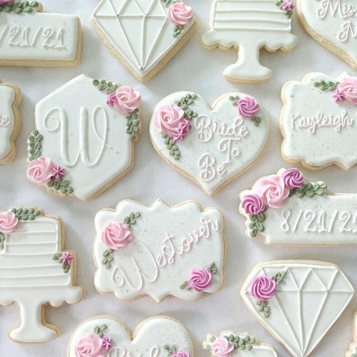 Bridal Shower Cookies Etsy