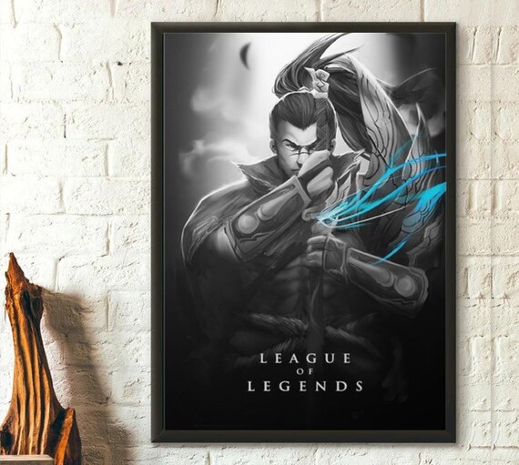 Yasuo League of Legends Poster Etsy