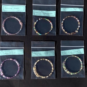 Beaded Memory Wire Bracelets