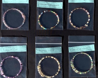 Beaded Memory Wire Bracelets