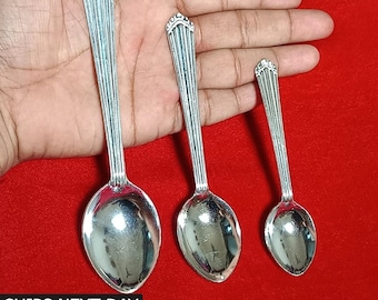 999 純銀スプーン サービング用品、フラットウェア シルバーウェア