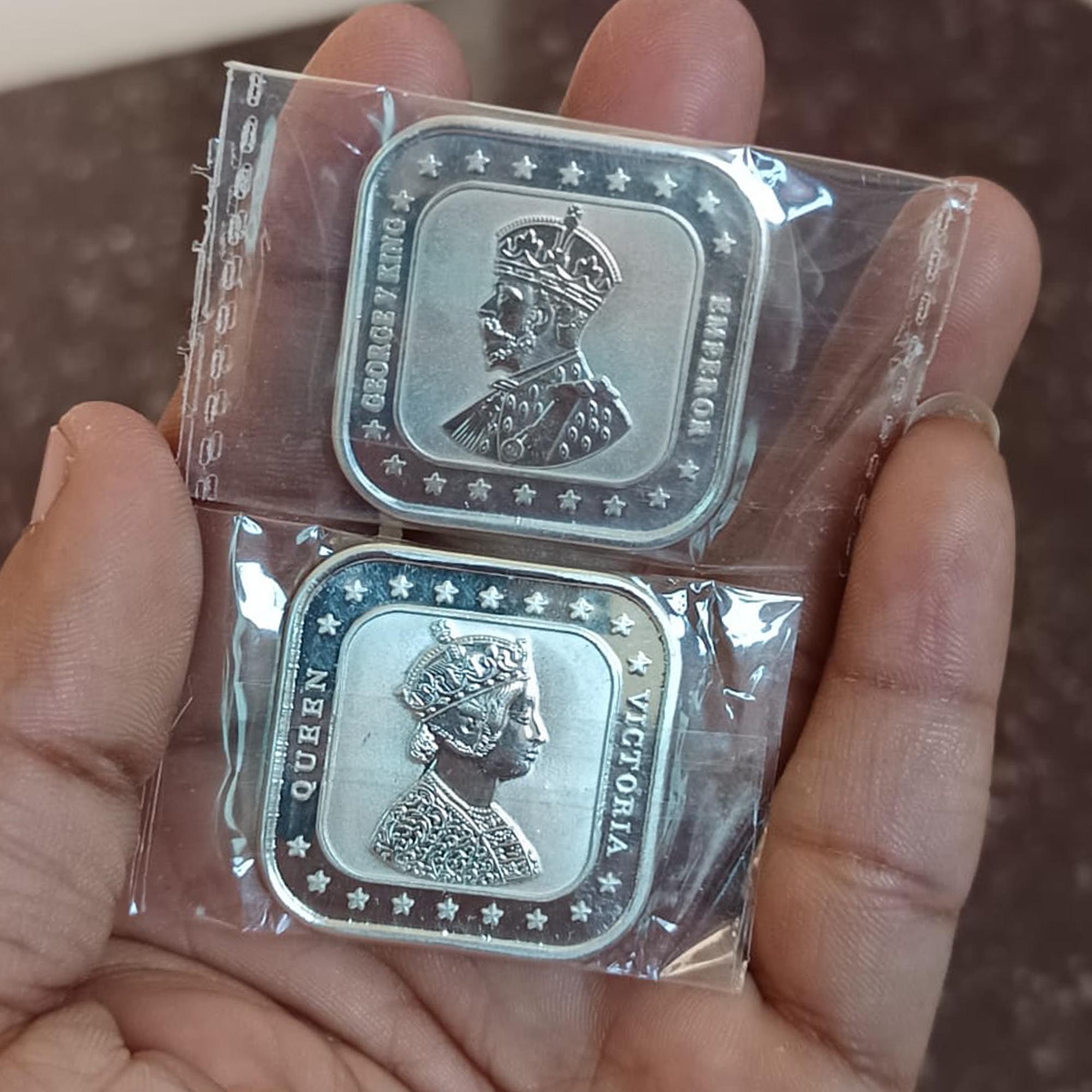 999 Pure Silver Queen Victoria Coin, British Bullion Art (10 Gram