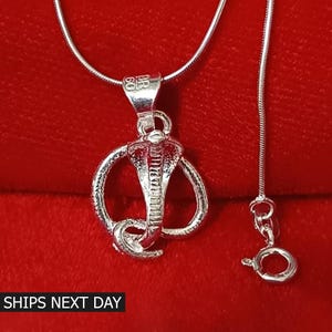 Snake Pendant, 925 Sterling Silver Snake Necklace, Minimalist Necklace, Unisex Gifting Jewelry