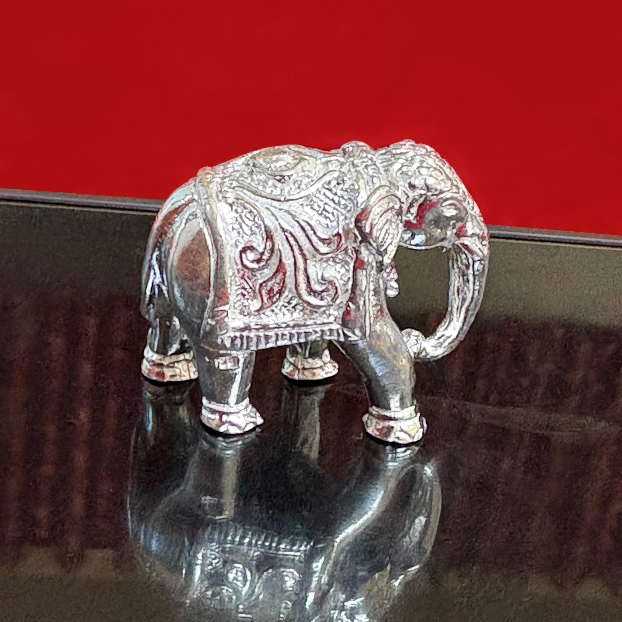 925シルバーの象の置物、幸運の贈り物 - Etsy 日本