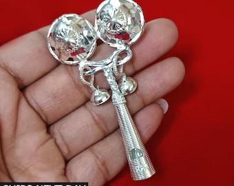Silver Jhunjhuna Silver Rattle Buy Silver Jhunjhuna Rattle Toy For