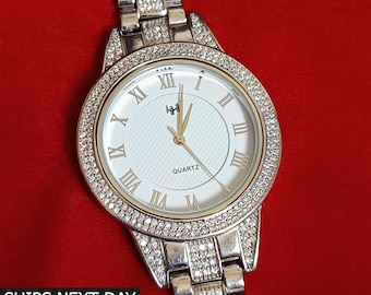 Reloj automático para hombre de plata de ley 925 con sello de autenticidad, esfera con números romanos, regalo de lujo.