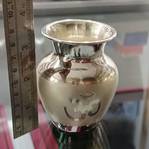 999 Pure Silver Kalash at Best Price Om Sathya Design Kalash Asia Bazaar Pure Silver Kalash Lota for Pooja