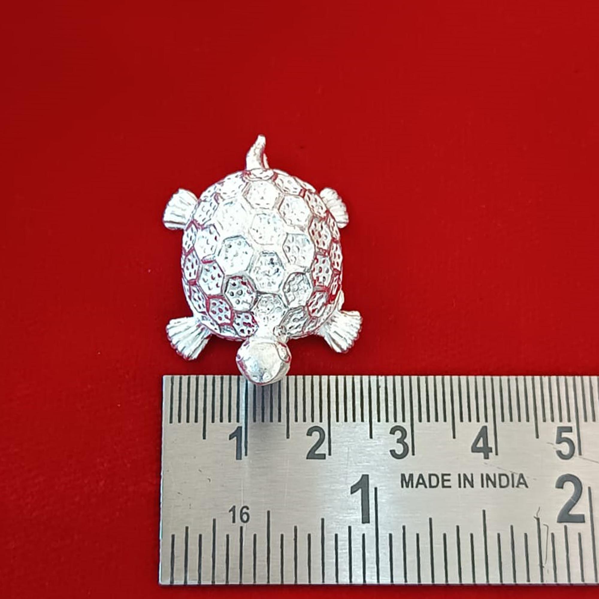 銀製の亀の置物、亀の像、富と繁栄のためのプージャ用品 - Etsy 日本