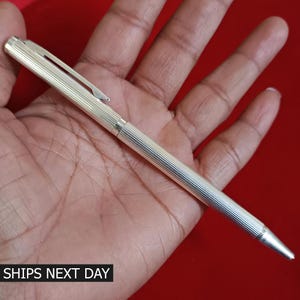 Elegant Sterling Silver 925 Ballpoint Pen Luxury Writing Pen Personalized Perfect Gift