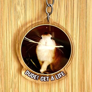Cute Rabbit Bunny Acrylic Keyring Keychain