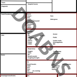 High Acuity Brain Sheet