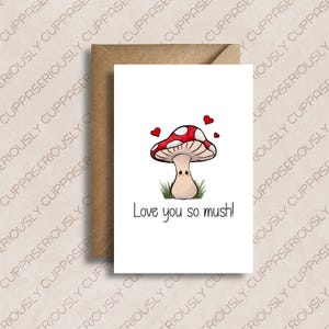 Je t'aime tellement carte de vœux | pour correspondance illustrée | Cartes douillettes | Saint-Valentin | Îles Galentines