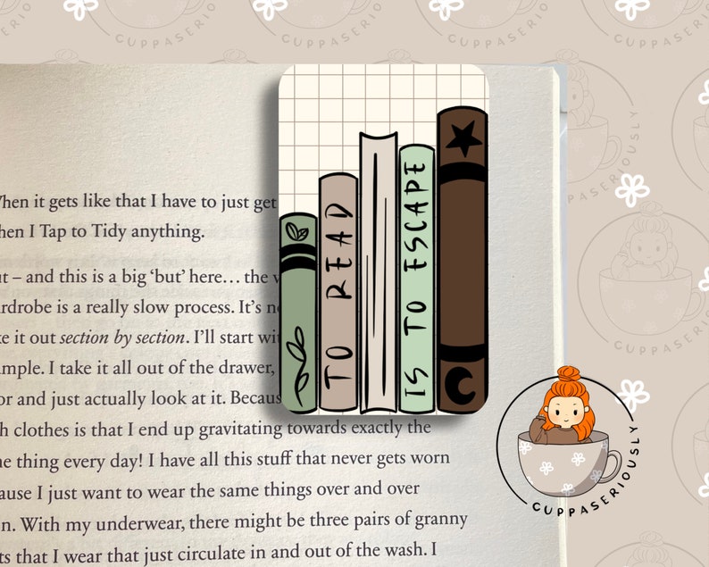 Reading Bookmark magnetic bookmark reading planners gift image 1