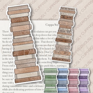 Book Reading Tracker Bookmarks | Illustrated bookmarks | Tracker bookmarks | Bookmarks