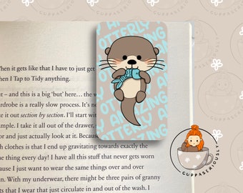 Otter Bookmark | magnetic bookmark | reading | planners | gift
