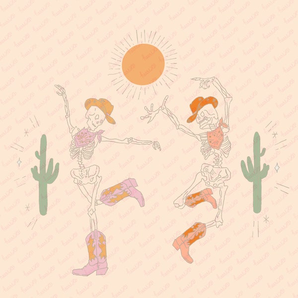 Dancing Desert Skeletons