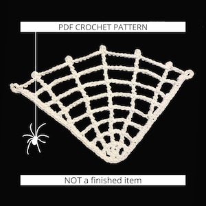 Cobweb Cage Corner Net Crochet Pattern, PDF download