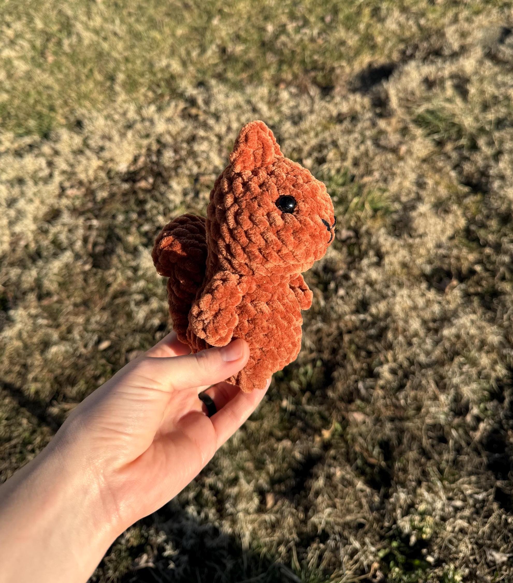 Atticus the No Sew Squirrel Pattern, PDF Crochet Pattern, Amigurumi - Etsy