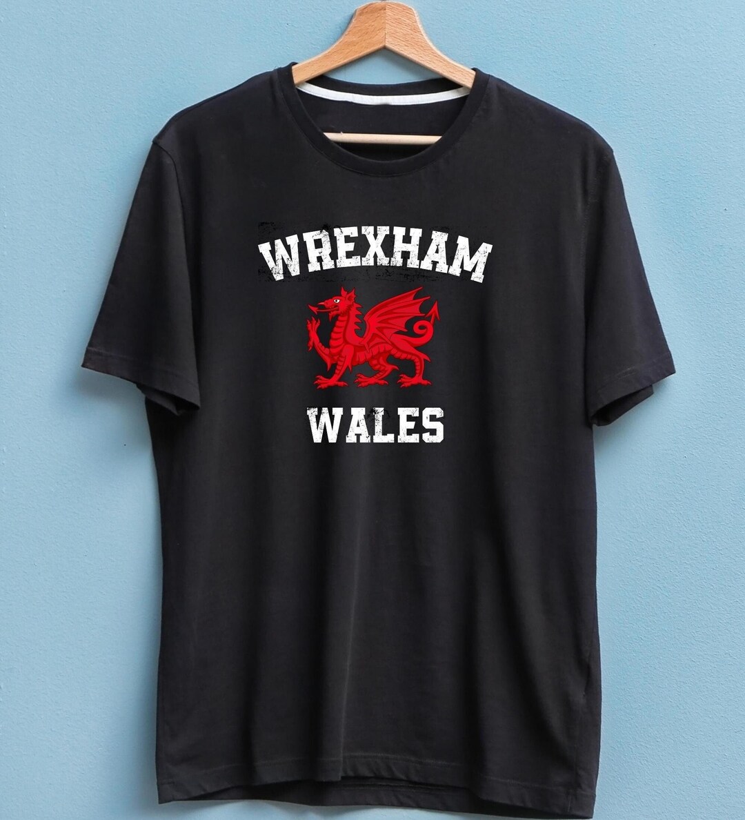 Wrexham Tshirt Wrexham AFC Shirt Ultra Soft Tee Etsy