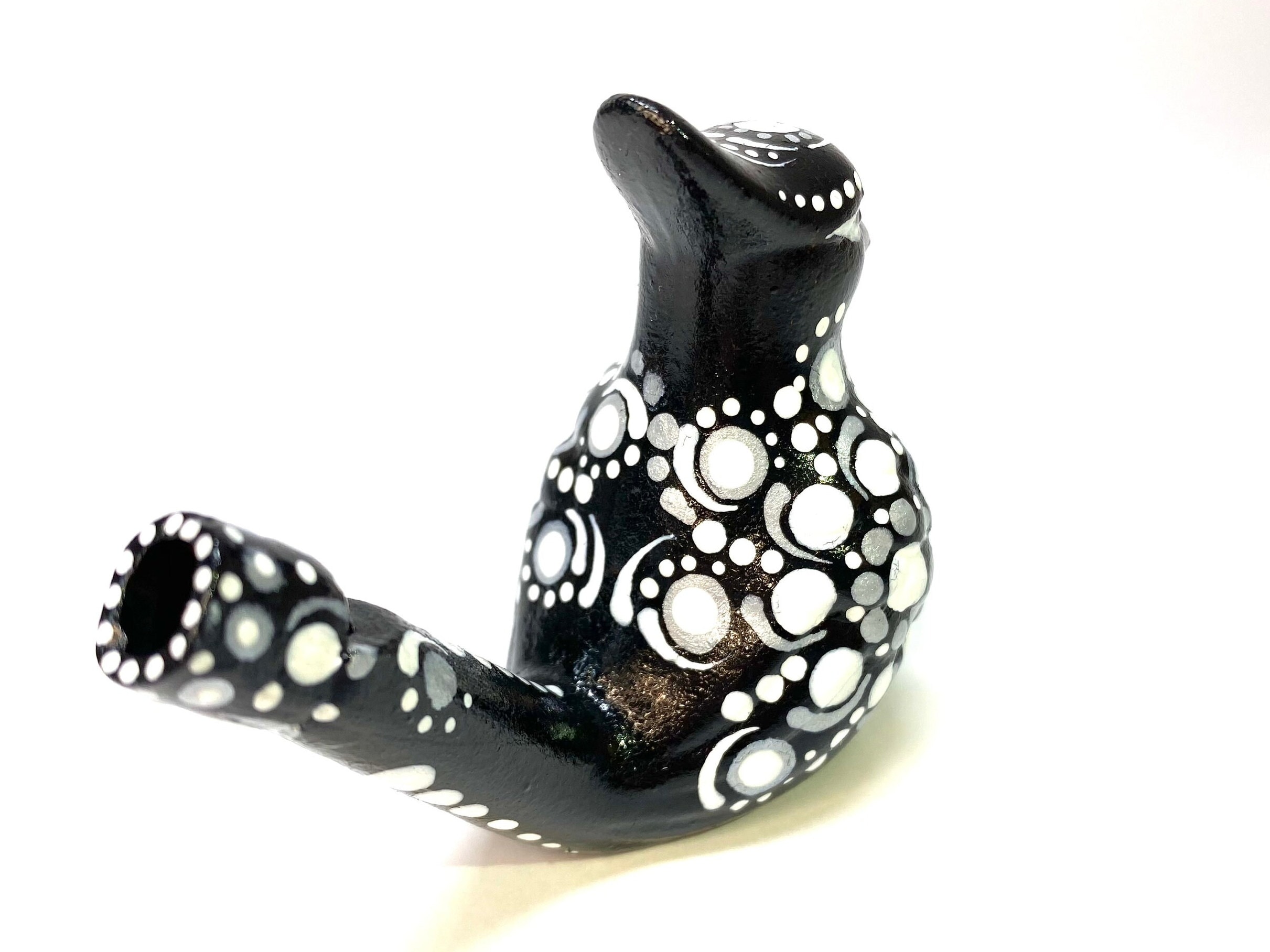 Ceramic Water Whistle. Water Singing Bird Whistle. Hand Made Ukraine