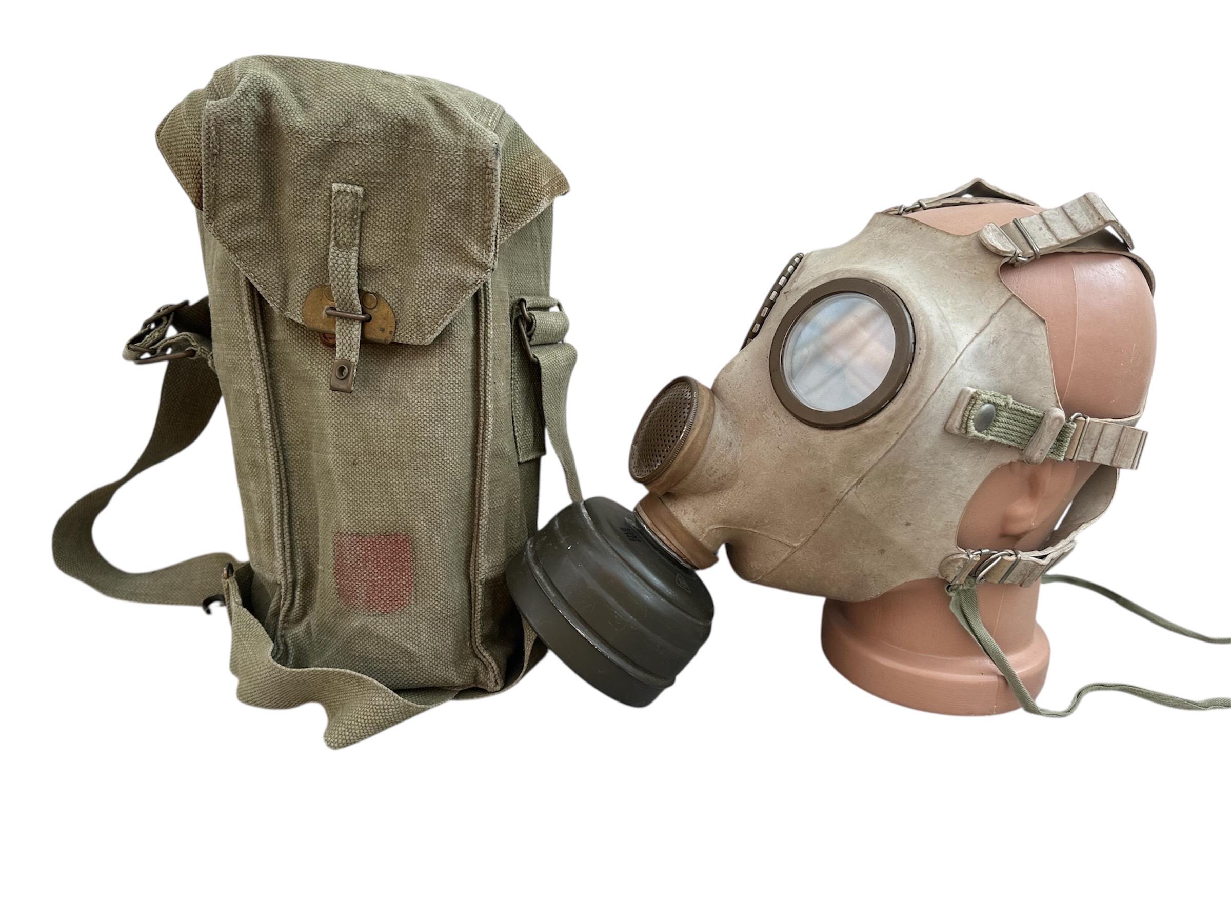 1910s WW1 ガスマスクバック ハンドペイント レアカラー ヴィンテージ