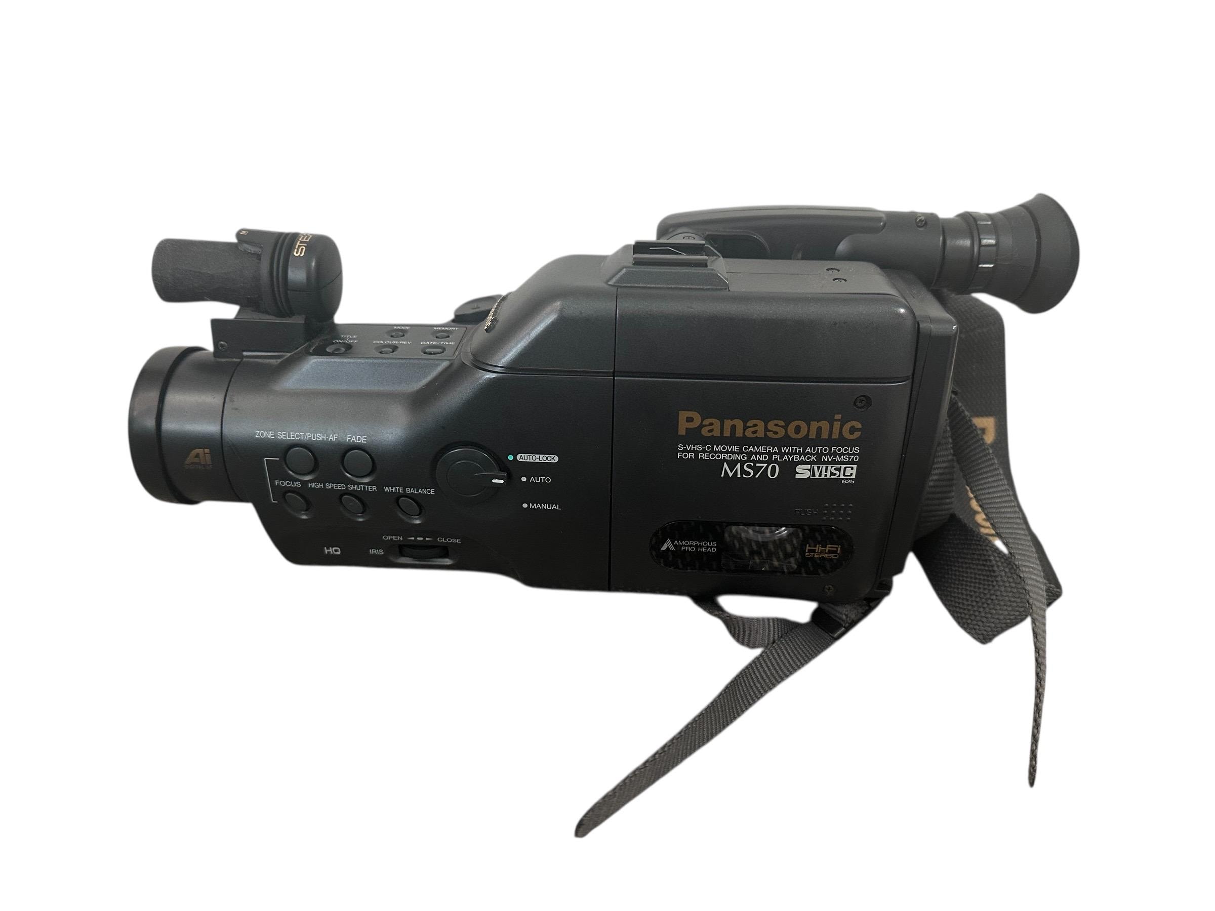 Vintage Camera Panasonic MS70 Auto Focus Video Handycam Japan